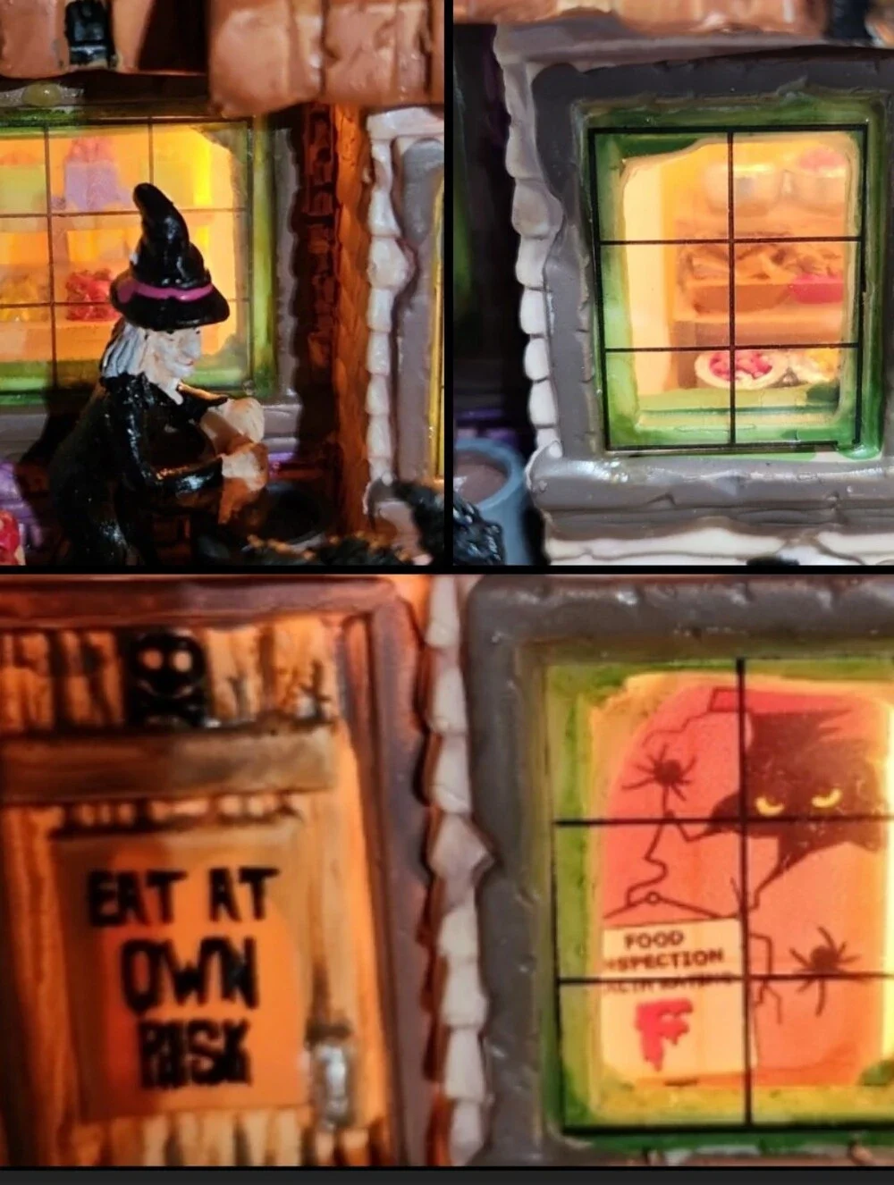 2012 Lemax Spooky Town Trick Or Treat Candy Shop Halloween Village In Box #25328